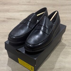 Cole Haan Black Leather Men's Slip-On Loafers
